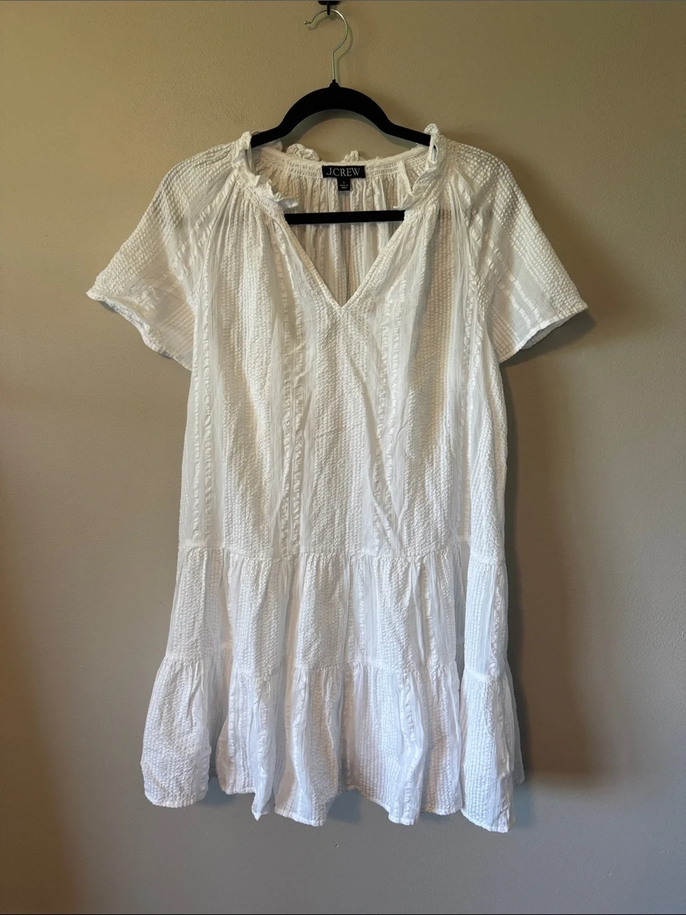 J. Crew White Dress - Picture 1 of 7